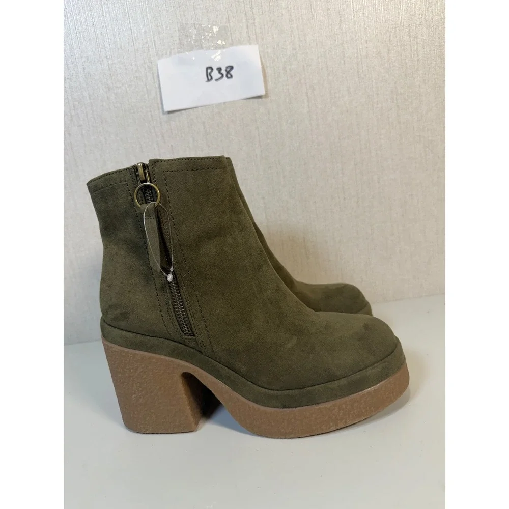 Unionbay Scarsdale‎ Olive Boot Women si2 6.5M
